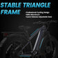 VELOWAVE Electric Bike for Adults Peak 1200W BAFANG Motor 28MPH Mountain Ebike 48V 15Ah Removable LG Cells Battery 26'' Fat Tire E Bike Shimano 7-Speed