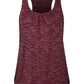 Miusey Womens Sleeveless Round Neck Loose Fit Racerback Yoga Tank Top