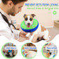Supet Inflatable Dog Cone Collar for Large Medium Small Dogs, Soft Cone Collar for Dogs Cats, ECollar Doggie Neck Donut Dog Cone Alternative After Surgery