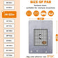 LOOBANI Washable Pee Pads for Dogs, Fast Absorption Reusable Puppy Pads, Waterproof Whelping Pads, Non Slip Training Pads Pet Playpen Mat for Floor, Dog Crate, Grey 2 Pack 34 x 52 in