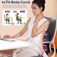 Boriwat Back Massager with Heat, Shiatsu 4D Kneading Rolling Up and Down Back Massage for Pain Relief Deep Tissue, Track-Guided & Lower Back Massager for Lumbar, Shoulder, Gifts for Women Men Mom Dad