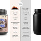Earth Fed Muscle Dark Arts Grass Fed Truly Grass Fed Whey Protein Powder - No Artificial Ingredients, Soy Free, Gluten Free, Non-GMO and Hormone Free (2 Pound, 26 Servings, Salted Chocolate)