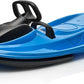 Snow Sled for Kids, Adults - Toboggan Sled, Easy Turning Steering Wheel, Anti-Slip Seat, Pull Up Brake, Durable Plastic Sled, Lightweight, Snow Sleds, Age 3+ 260 lbs