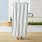 Great Bay Home 100% Cotton Velour 4 Pack Beach Towels 30" x 60" - Cabana Stripe Pool Towels - Quick Dry, Large Swim Towels (Multi Color)