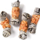 Dog Treats Chicken Wrapped Cod Skin Knotted Bones-6.5", All-Natural Healthy Fish Skin Dog Chew Treats, Rich in Omega-3 Protein, 4 Counts, 10.6 OZ