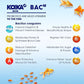 KOIKA BACM Natural Color Enhancement for Fish, Combination of Probiotic & Multi-Vitamins for Aquarium A, B6, B2, Pleasant Smell (BACM (New Formula), 30ml)
