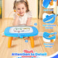 Toddlers Toys Ages 1-3, Magnetic Drawing Board, Doodle Board Pad Learning and Educational Toys for 18 Months Baby 1-3 Yr Kids Birthday Gifts - Blue