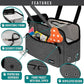 PetAmi Small Dog Purse Carrier, Soft-Sided Pet Carrier Bag with Pockets, Portable Puppy Cat Travel Handbag Tote, Airline Approved Breathable Mesh, Poop Bag Dispenser, Sherpa Bed, Max 18 lbs, Dark Gray