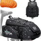 19L Reflective Bike Rack Bag Large Capacity Waterproof Rear Bag with Rain Cover E-Bike Bicycle Accessories Basket Storage Crossbody Saddle Shoulder Rear Seat Luggage Pouch Bag Accesorios Bicicletas