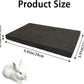 BNOSDM Rabbit Grinding Claw Pads Bunny Scratch Foot Pads Natural Hamster Lava Stone for Teeth Grinding Black Guinea Pig Scratching Board Chew Toy for Ferret Chinchilla Mouse