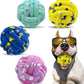 Dog Balls Tennis Ball Toys Dog Toy for Aggressive Chewers Indestructible Teething Chew Toys Water Toy Fetch Ball for Dogs (4 Pack)