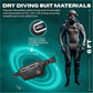 DRENCH 100% Underwater Waterproof Fanny Pack. Waist Pack. Submersible Waterproof Phone Pouch. Dry Bag for Swimming & Snorkelling. Underwater Phone case. (black with 2 rings)