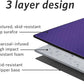MICRODRY Deluxe Fitness Exercise Yoga Mat for Home & Gym, Extra Thick for High Impact Training, Multi Layered Skid Resistant Surface, Odor Neutralizing with Carrying Strap