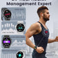 LIGE Smart Watches for Men(Answer/Make Calls), 1.43" HD AMOLED Fitness Tracker with 110+ Sport Modes, 24/7 Heart Rate Sleep Monitor Smartwatch, IP68 Waterproof Smart Watch for Android iOS