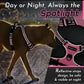 Eagloo Dog Harness Small Sized Dog, No Pull Service Vest with Reflective Strips and Control Handle, Adjustable and Comfortable for Easy Walking, No Choke Pet Harness with 2 Metal Rings, Pink, S