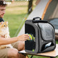 Pecute Cat Backpack Carrier, Large Space Cat Bubble Backpack, Breathable Cat Carrier, Shaded Dog Backpack Carrier, Ergonomic 3D Design for Travel, Hiking, Suitable for Shopping, and Vet, Gray