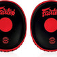 Fairtex FMV15 Muay Thai Boxing Focus Punch Mitts | Premium Syntek Leather Boxing Mitts-Lightweight & Durable Microfiber | Curved Design for Precision, Shock Absorbent & Enhanced Accuracy