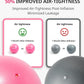 Trideer Pilates Ball - 7-8 inch with Pump, Small Core Ball for Yoga, Barre, Physical Therapy
