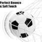 Soccer Ball Size 2 Size 3 Size 4 Size 5 with Pump - Single, 2 or 3 Pack - Official Size & Weight - Classic Indoor Outdoor Soccer Long-Lasting - Ideal Gift for Toddler Kids Boys Girls Youth Adult