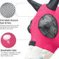 Horse Fly Mask, Fly Masks for Horses with Ears, Super Comfort & Stretchy Fitting Equine Fly Mask Red Cob