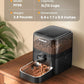 oneisall Cordless WiFi Automatic Cat Feeder, Tasty S2 Pro Rechargeable 100-Day Battery Operated Pet Feeder, 12 Cups/3L Timed Cat Food Dispenser for Large Kibble, Smart App Control (Black)