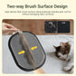 Pet Hair Remover Glove for Furniture, Reusable Dog and Cat Fur Removal Tool for Couch, 5-Finger Black, Lint Clean Glove for Carpet, Bedding, Clothes, Curtain, Pet Bed, Car Seats