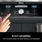 Ninja DZ401 Foodi 10 Quart 6-in-1 DualZone XL 2-Basket Air Fryer with 2 Independent Frying Baskets, Match Cook & Smart Finish to Roast, Broil, Dehydrate for Quick, Easy Family-Sized Meals, Grey