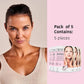 IROHA NATURE Face Masks - Packs for Better Skin (Pack of 5, Anti-Aging Face & Neck Tissue Mask with Collagen (96% Natural Ingredients))