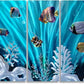 SYGALLERIER Fish Metal Wall Art Hand Crafted Large 3D Sea Life Pictures Modern Abstract Coastal Aluminum Artwork Contemporary Sculpture for Living Room Bedroom Dinning Decor