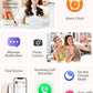 Smart Bracelet, Wearable Activity & Fitness Tracker Band, 24H Sleep Tracker, All-Day Continuous Heart Rate Blood Pressure Stress HRV Monitor, 170+ Sport Modes Smart Wristband with 2 Bands, Free APP