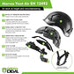 GREEN DEVIL Safety Helmet Hard Hat with Chin Strap Vented Lightweight Adjustable Hardhat for Men Women with Hi-Viz Design Ideal for Tree Climbing Work at Height