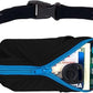 SPIbelt Running Belt for Women Men, Phone Holder for Running, Running Fanny Pack, Holder for Phone, Running Waist Pack, Adjustable Waist, [Fits All Phones]. Black with Turquoise Zipper