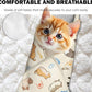 27.6"Cat Grooming Wrap, Self Adhesive Cat Wrap for Cutting Nails, Anti-Escape Calming Cat Swaddle Wrap for Medicine Ear Cleaning, Anti-Scratch Cats Burrito Restraint Blanket, Multifunctional Pet Tool