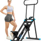 Stair Stepper for Home Gym,Folding Vertical Climber Cardio Exercise Machine,Stair Climber for Full Body Workout with Adjustable Handlebar for Women & Men