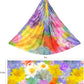 F.Life Aerial Yoga Hammock kit- Yoga Swing Multicolor 5 yards-Flying Yoga Include Daisy Chain,Carabiner and Pose Guide