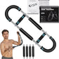 30-120lb Twister Arm Trainer,Adjustable Arm Chest Exerciser with 4 Resistance Springs for Men & Women Upper Body Workout,Detachable Power Twist Home Fitness Equipment