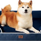 EHEYCIGA Orthopedic Dog Beds for Large Dogs, Waterproof Memory Foam Large Dog Bed with Sides, Non-Slip Bottom and Egg-Crate Foam Pet Couch Bed with Washable Removable Cover, Navy