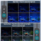 Pawfly 28W Aquarium LED Light for 36 to 42 Inch Fish Tanks Extendable Fish Tank Light with Full Spectrum Brilliant White Blue Red Lights with Daytime & Night Modes and Adjustable Brightness