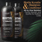 Biotin Shampoo and Conditioner Set with Keratin - Sulfate-Free Advanced Anti-Thinning, Hair Growth Shampoo and Conditioner Combo Repair Formula - with DHT Blockers, for Men & Women - 16 fl oz each