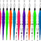 Cat Worm Toy with Foil, 10 PCS Cat Wand Attachments Worms Toy Interactive Cats Wand Attachments Worms Toys for Indoor Cats