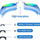 Nearsighted Swim Goggles, Shortsighted Optical Swimming Goggles No Leaking Anti Fog UV Protection for Adult Men Women