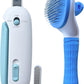 Pet Gromming Kit Nail Clipper&Hair Brush for Dog&Cat Brush Self Cleaning Slicker Brush with Release Button, Dog Shedding Brush for Cat Grooming Comb Rabbit Nail Clipper with Nail File Dog Claw Trimmer