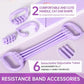 Resistance Bands with Handles, Single Resistance Bands, Exercise Bands with Comfortable Handles, Resistance Training, Physical Therapy, Home Workouts, Fitness, Pilates