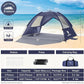CAMEL CROWN Beach Tent UPF 50+ Sun Shelter for 2/3/5/6 Person, Lightweight Portable Sun Shade with Sand Anchor, Family Beach Day & Outdoor Adventures