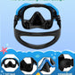 W WSTOO Kids Swim Goggles with Nose Cover,Snorkel Diving Swimming Mask for Youth 5-15,HD 3-Window Wide Vision Anti-Shattered Lens Anti-Fog&Leak
