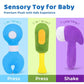 KMUYSL Baby Toys 6-12 Months, My First Tools Plush Toys -4 Pcs Sensory Playset Soft Toys with Squeaker Crinkle for 6-9-12 Months Newborn Infant, Birthday Christmas Gifts for Boys Girls