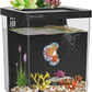 1.5 Gallon Betta Fish Tank Aquarium kit with Filter LED Light, Water Pump, Fish Tank Starter Kits, Fish Bowl