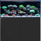 LANDEN Aquarium Wooden Stand and Cabinet for up to 72.2 Gal Tank, Fish Reptile Sea Salt WaterTank Stand, Nano Foam Leveling Mat Included, W47.2xD19.7xH31.5 in, Wooden Matte Black Painted(Stand Only)