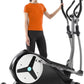 ECHANFIT Elliptical Exercise Machine, Hyper-Quiet Magnetic Elliptical Machine for Home, Elliptical Training Machines with 16 Resistance Levels, App Bluetooth, Backlit LCD Monitor, Pulse Sensor