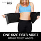 Aduro Waist Trainer for Men Women Sweat Belt Trimmer Body Shaper Exercise Belt